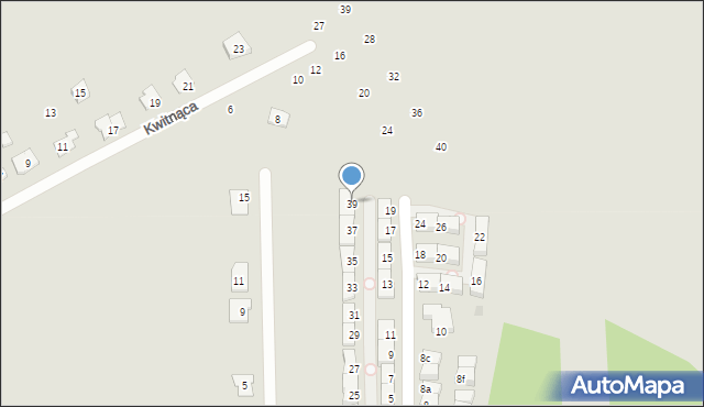 Radzymin, Dąbrowskiego Henryka, gen., 39, mapa Radzymin