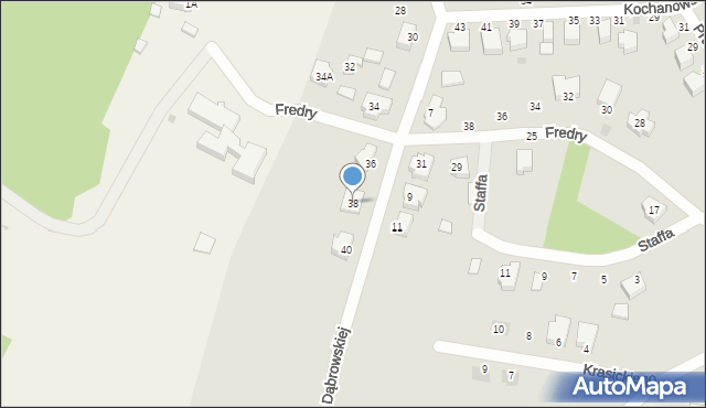 Rawa Mazowiecka, Dąbrowskiej Marii, 38, mapa Rawa Mazowiecka