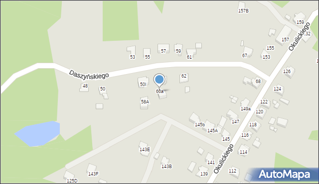 Rybnik, Daszyńskiego Ignacego, 60a, mapa Rybnika