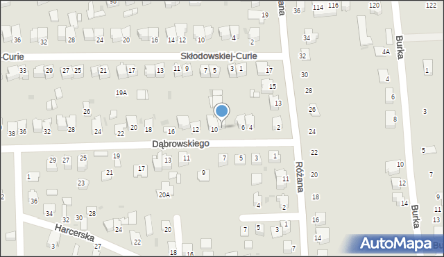 Sandomierz, Dąbrowskiego Jarosława, gen., 8, mapa Sandomierza