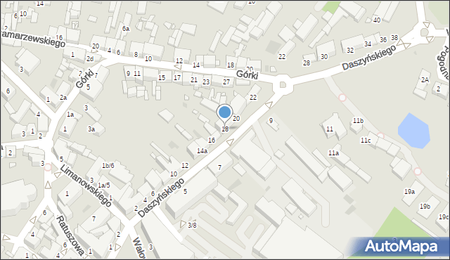 Środa Wielkopolska, Daszyńskiego Ignacego, 18, mapa Środa Wielkopolska