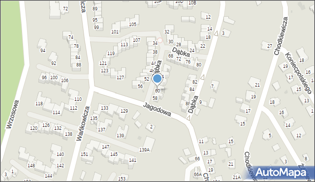 Stalowa Wola, Dąbka Stanisława, płk., 60, mapa Stalowa Wola