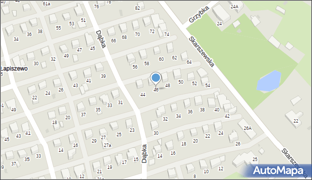 Starogard Gdański, Dąbka Stanisława, płk., 46, mapa Starogard Gdański