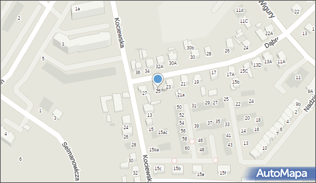 Starogard Gdański, Dąbrowskiego Henryka, gen., 25, mapa Starogard Gdański