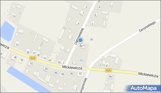 Stupsk, Dąbrowskiej Marii, 2A, mapa Stupsk