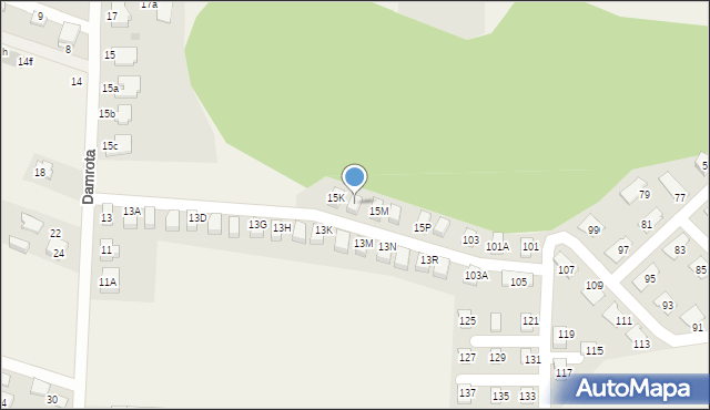 Świerklaniec, Damrota, 15L, mapa Świerklaniec