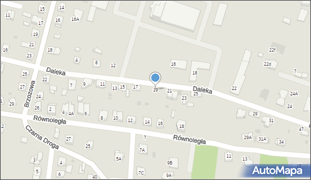 Tarnów, Daleka, 19, mapa Tarnów