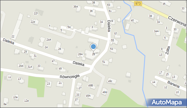 Tarnów, Daleka, 28, mapa Tarnów