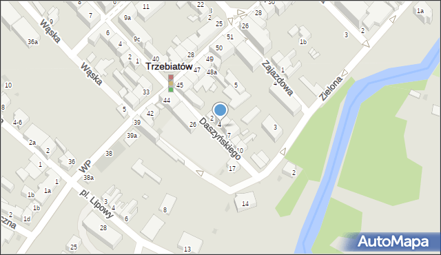 Trzebiatów, Daszyńskiego Ignacego, 4/6, mapa Trzebiatów