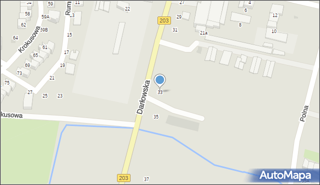 Ustka, Darłowska, 33, mapa Ustka