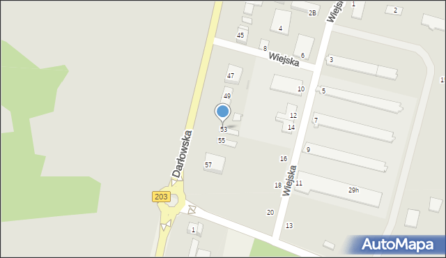 Ustka, Darłowska, 53, mapa Ustka