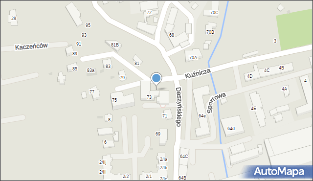 Ustroń, Daszyńskiego Ignacego, 723, mapa Ustroń