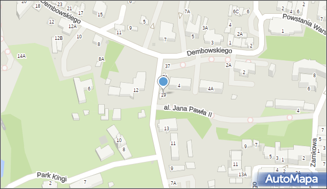 Wieliczka, Daniłowicza Jana Mikołaja, 19, mapa Wieliczka