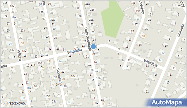 Włocławek, Dąbrowskiego Henryka, gen., 16, mapa Włocławka
