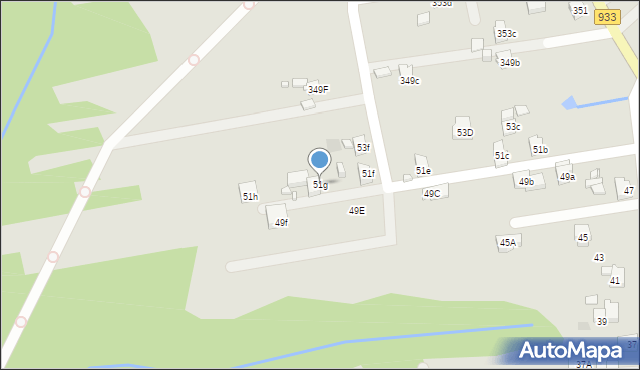 Wodzisław Śląski, Dąbrowskiej Marii, 51g, mapa Wodzisławia Śląskiego