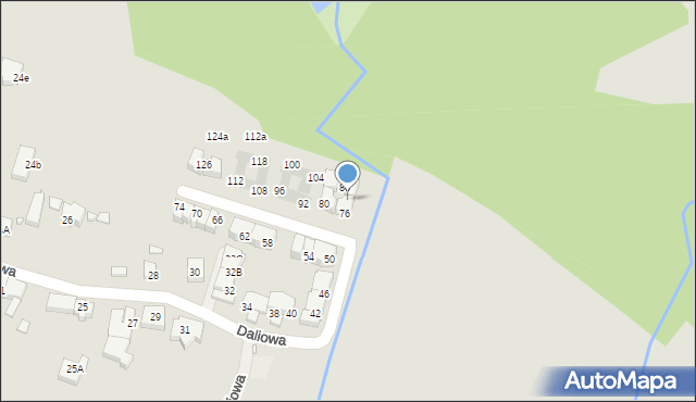 Wrocław, Daliowa, 90, mapa Wrocławia