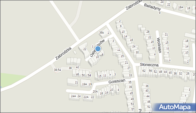 Wrocław, Dalemińców, 8, mapa Wrocławia