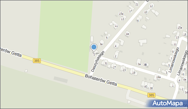 Ząbkowice Śląskie, Daszyńskiego Ignacego, 1, mapa Ząbkowice Śląskie