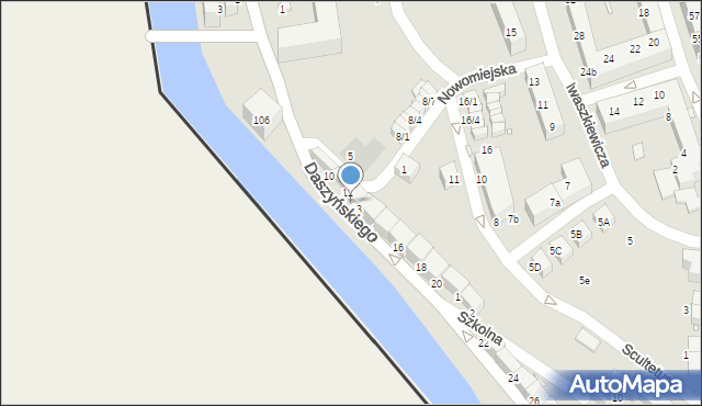 Zgorzelec, Daszyńskiego Ignacego, 12, mapa Zgorzelec