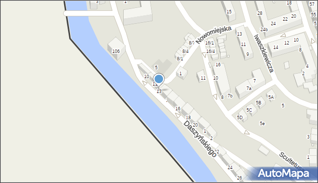 Zgorzelec, Daszyńskiego Ignacego, 13, mapa Zgorzelec