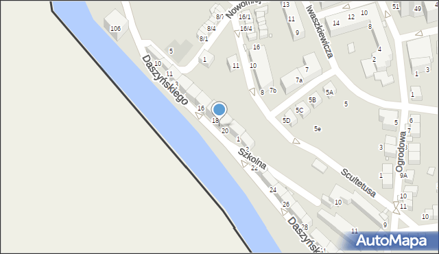 Zgorzelec, Daszyńskiego Ignacego, 19, mapa Zgorzelec