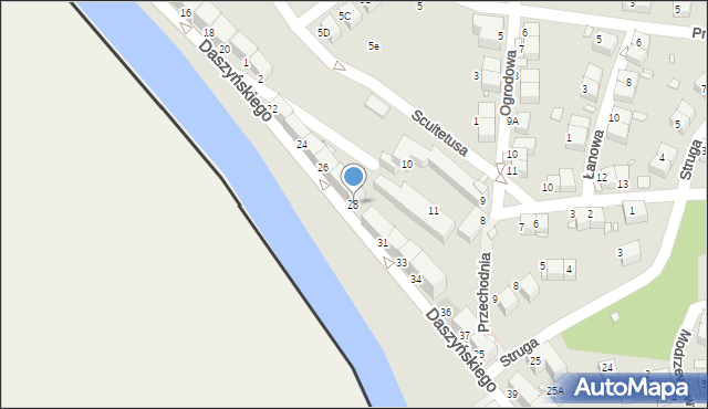 Zgorzelec, Daszyńskiego Ignacego, 28, mapa Zgorzelec