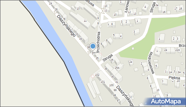 Zgorzelec, Daszyńskiego Ignacego, 37, mapa Zgorzelec