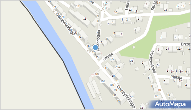 Zgorzelec, Daszyńskiego Ignacego, 38, mapa Zgorzelec