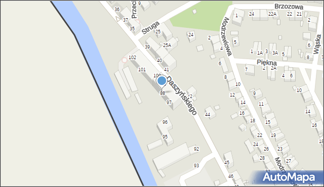 Zgorzelec, Daszyńskiego Ignacego, 98, mapa Zgorzelec