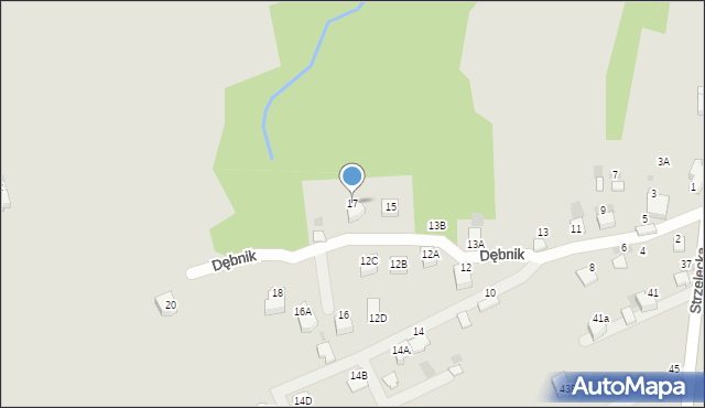 Bochnia, Dębnik, 17, mapa Bochni