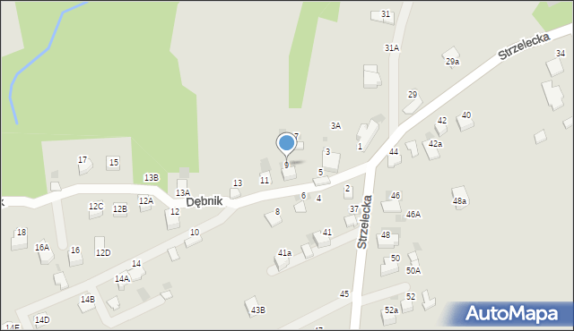 Bochnia, Dębnik, 9, mapa Bochni