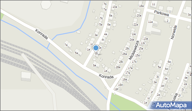 Bogatynia, Dębowa, 2d, mapa Bogatynia