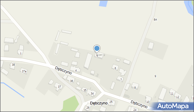 Dębczyno, Dębczyno, 5, mapa Dębczyno