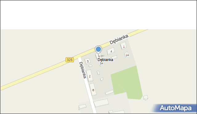 Dębianka, Dębianka, 3, mapa Dębianka