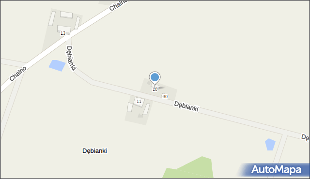 Dębianki, Dębianki, 10, mapa Dębianki