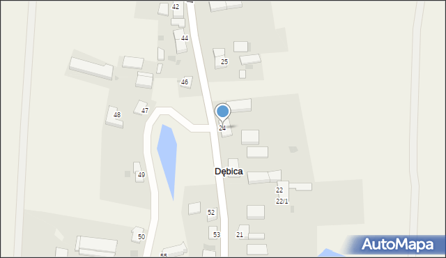 Dębica, Dębica, 24, mapa Dębicy