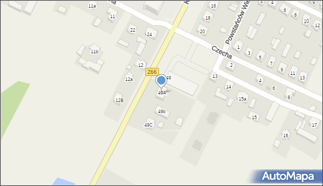 Dębicz, Dębicz, 49A, mapa Dębicz