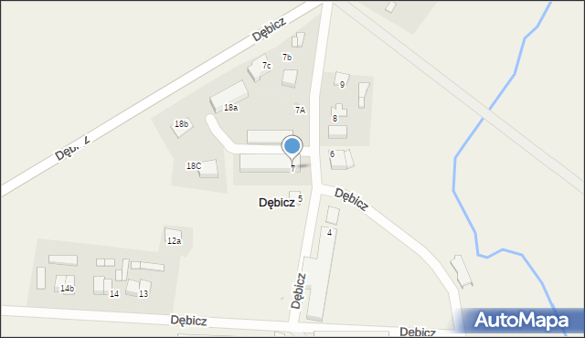 Dębicz, Dębicz, 7, mapa Dębicz