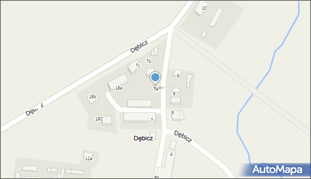 Dębicz, Dębicz, 7A, mapa Dębicz