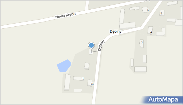 Dębiny, Dębiny, 2, mapa Dębiny