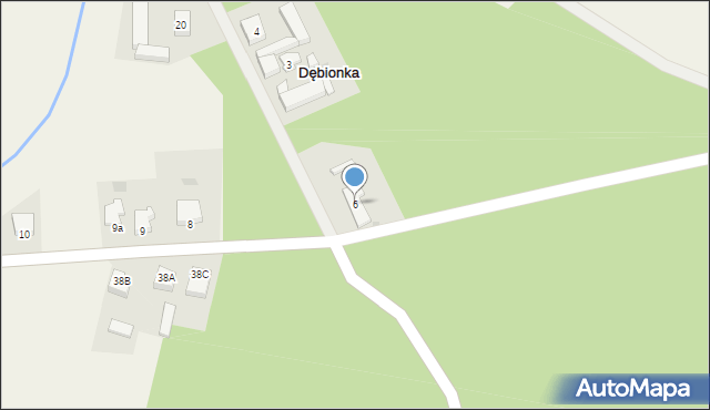 Dębionka, Dębionka, 6, mapa Dębionka