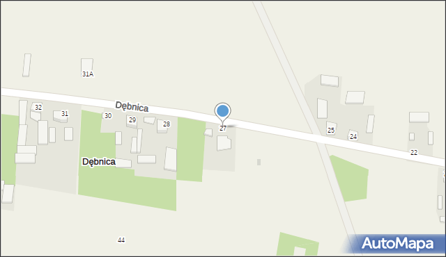 Dębnica, Dębnica, 27, mapa Dębnica