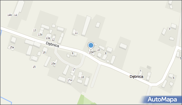 Dębnica, Dębnica, 10A, mapa Dębnica