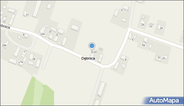 Dębnica, Dębnica, 7, mapa Dębnica