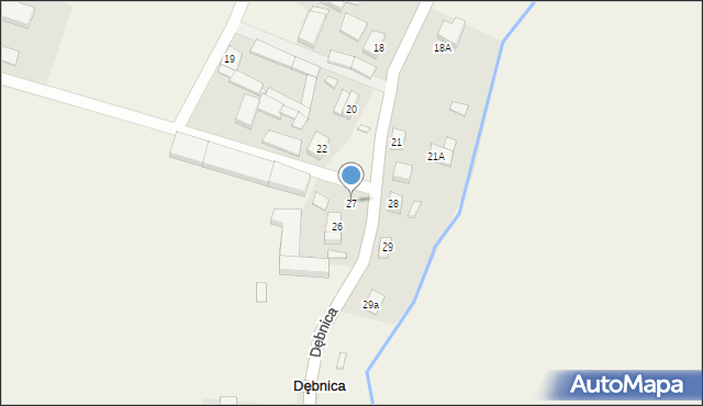 Dębnica, Dębnica, 27, mapa Dębnica