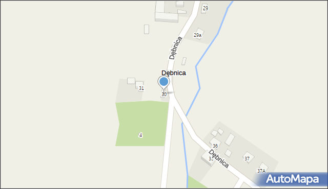 Dębnica, Dębnica, 30, mapa Dębnica