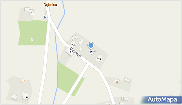 Dębnica, Dębnica, 37, mapa Dębnica