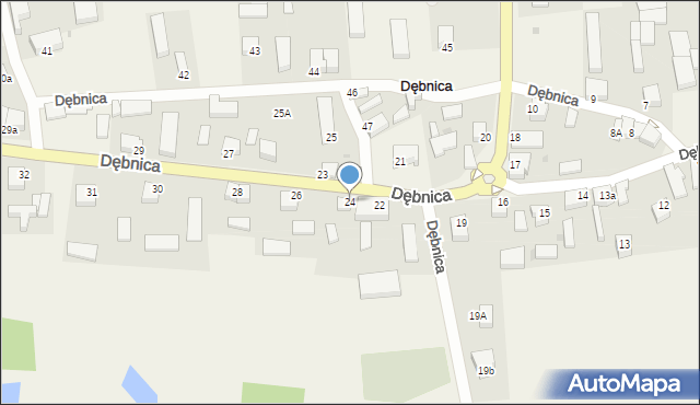 Dębnica, Dębnica, 24, mapa Dębnica