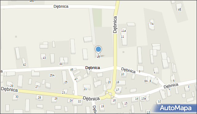 Dębnica, Dębnica, 45, mapa Dębnica