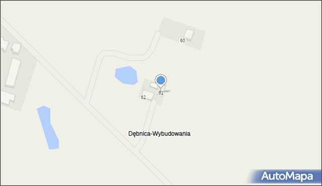 Dębnica, Dębnica, 61, mapa Dębnica